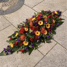 Celebration of Life coffin spray 